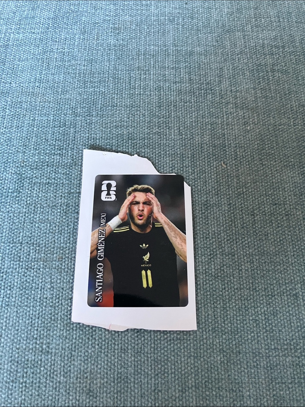 Santiago Gomez (Mex) World Cup Soccer Football Coke Zero Bottle Sticker